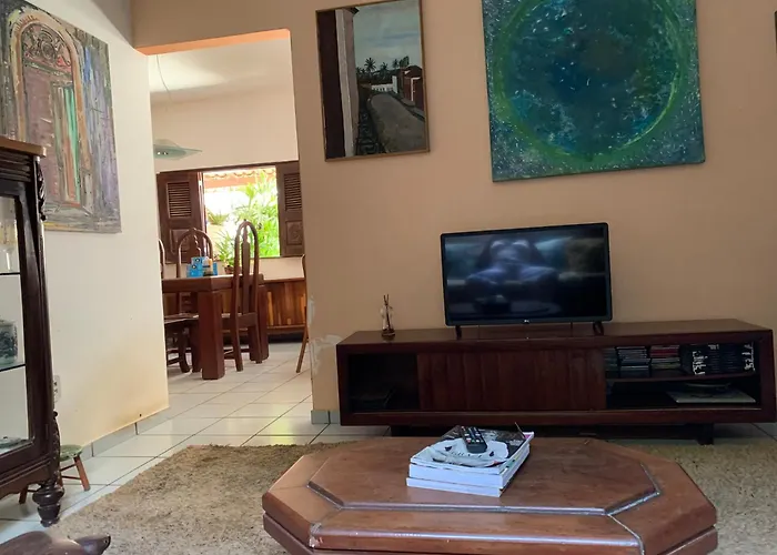 Casa Perto Da Praia Com Piscina, Churrasqueira Em Slz